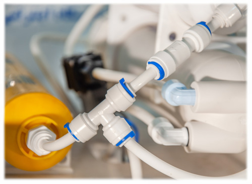 RO Fitting Union Tee in Reverse Osmosis اتصال سه راهی دستگاه تصفیه آب
