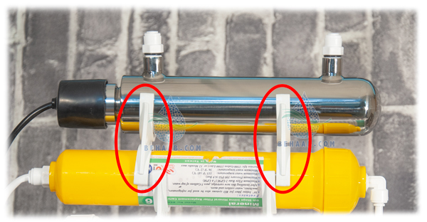 Water Filter Clamp پایه فیلتر تصفیه آب