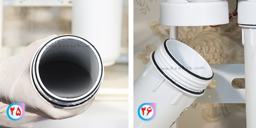 راهنمای نصب فیلتر کربن دستگاه تصفیه‌ آب install granular activated carbon filter cartridge