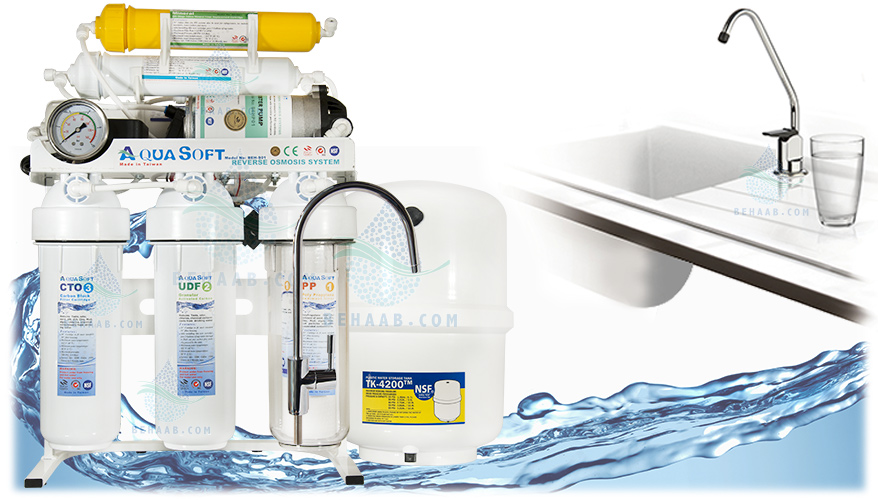 RO Water Purifier System  دستگاه تصفیه آب خانگی اسمز معکوس