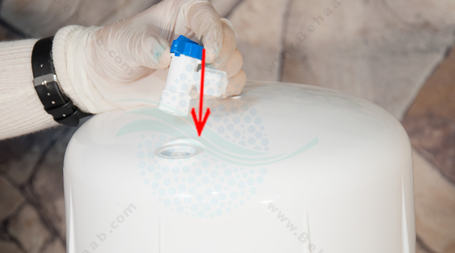 نصب مخزن تصفیه آب خانگی ro water purifier installation guide