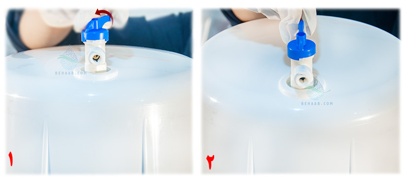 Ball Valves for Reverse Osmosis Tanks شیر مخزن دستگاه تصفیه آب