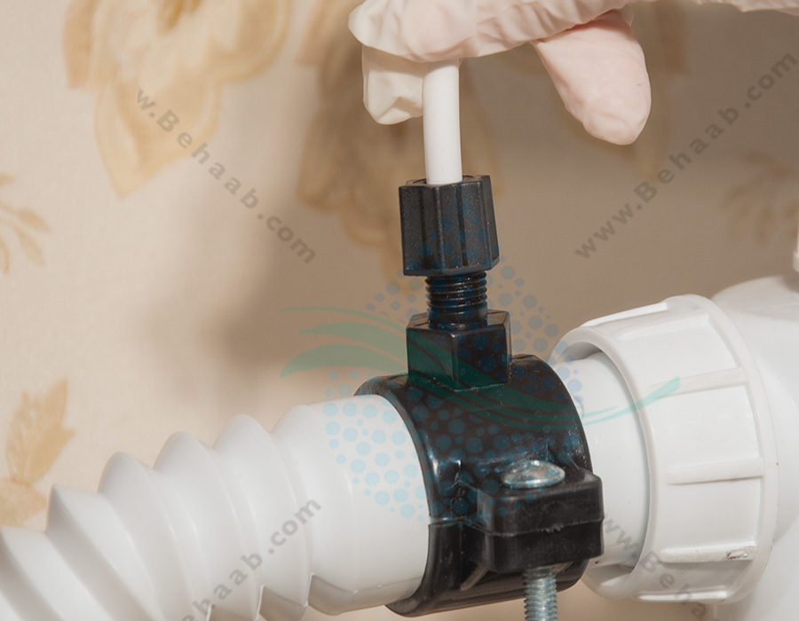 آموزش نصب بست فاضلاب دستگاه تصفیه آب Drain Saddle Valves For Reverse Osmosis Systems 