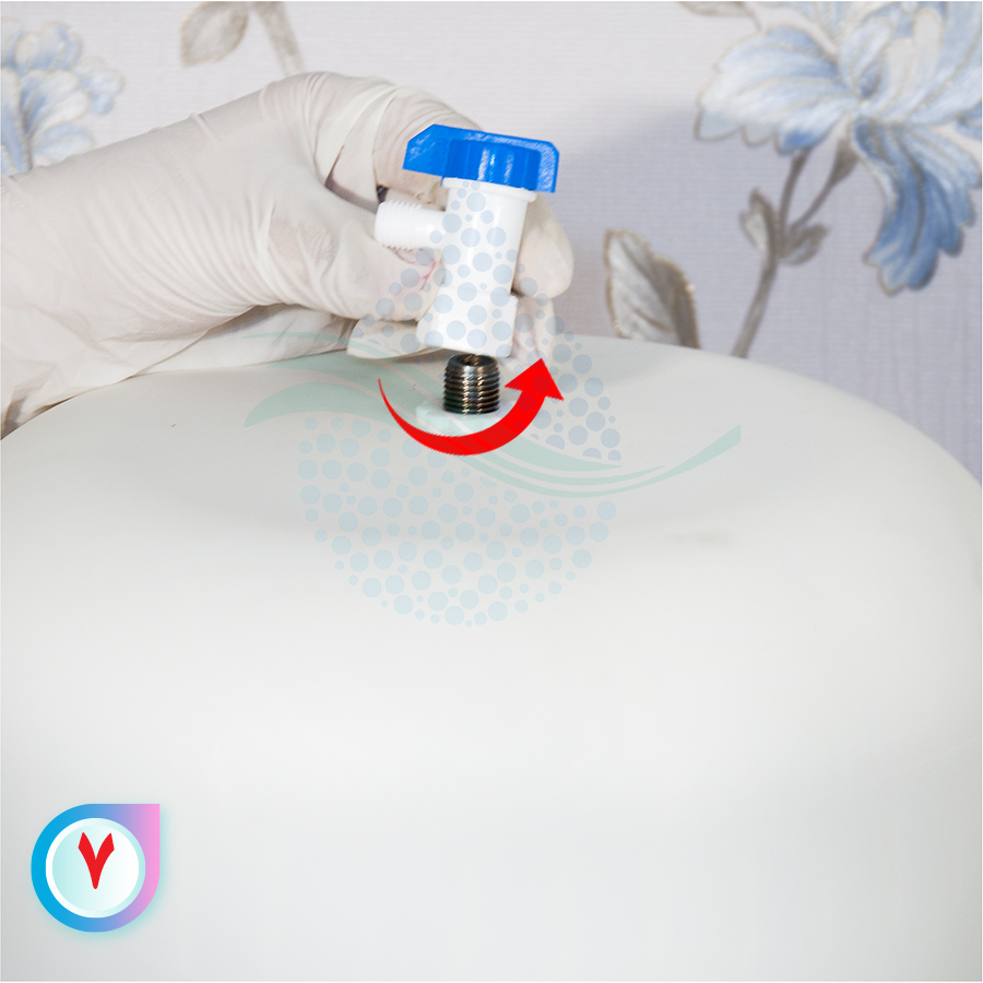 How To Replace A Reverse Osmosis Water Tank شیر مخزن دستگاه تصفیه آب