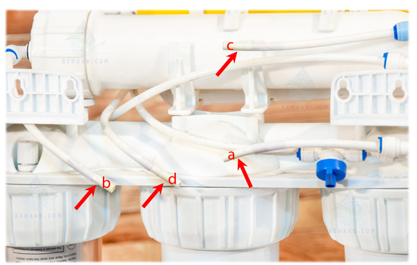 How to Replace Automatic Shut Off Valve in Reverse Osmosis نحوه تعویض چهار راهی تصفیه آب