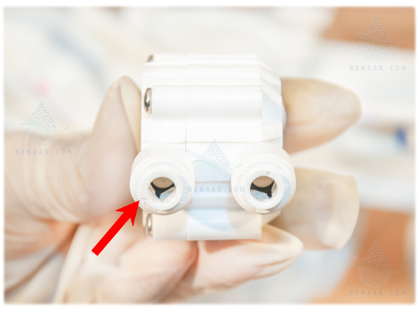 automatic shut off valve آموزش نصب چهارراهی تصفیه آب