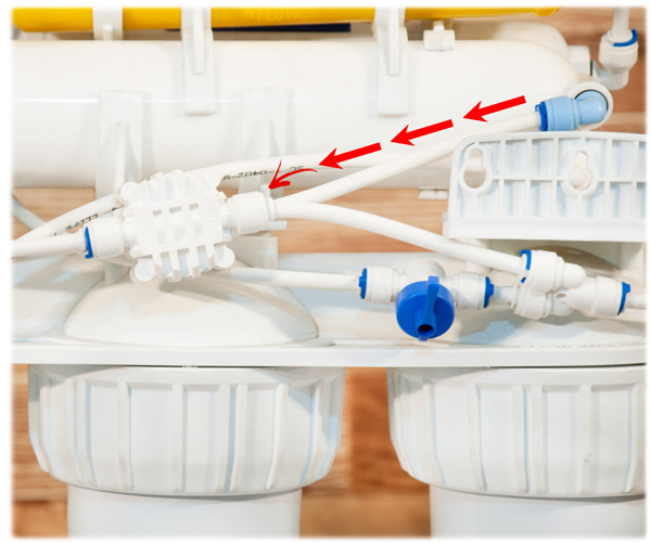 automatic shut off valve Replacement نحوه تعویض چهار راهی تصفیه آب 