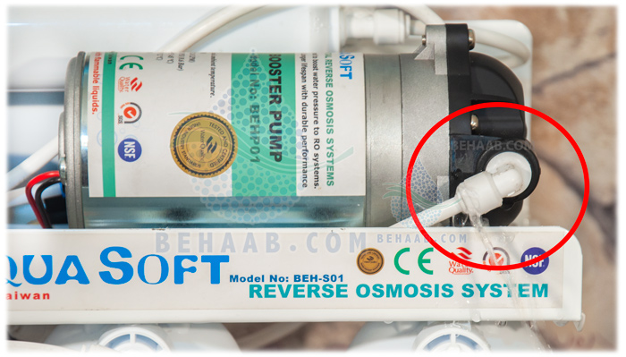 How to easily fix a broken fitting on an RO system  نشتی دستگاه تصفیه آب
