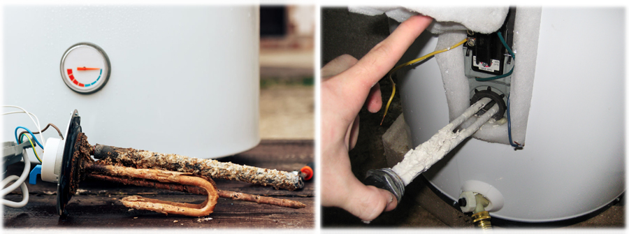 corroded heating element