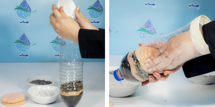 how do rocks filter water تصفیه آب با سنگها
