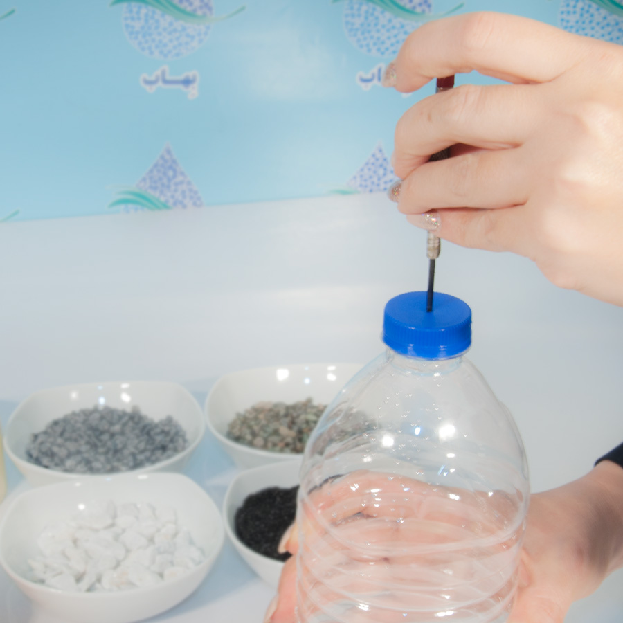 how to make water purifier easy machine نحوه ساخت دستگاه تصفیه آب ساده