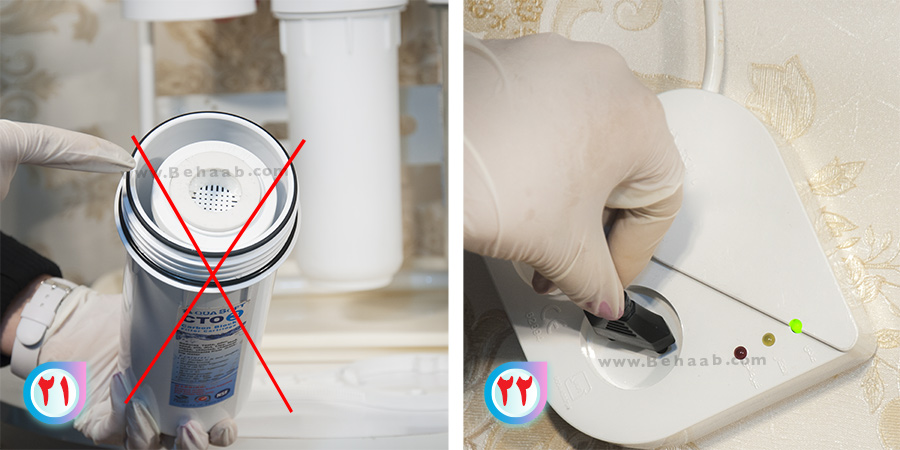 آموزش نصب فیلتر کربنی تصفیه آب install granular activated carbon filter cartridge
