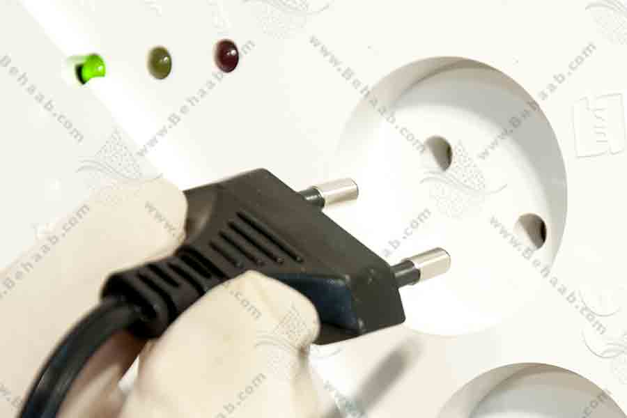 Power outlet  برق دستگاه تصفیه آب 