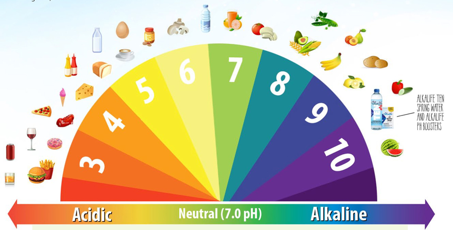 ph of food درجه قلیاییت مواد غذایی