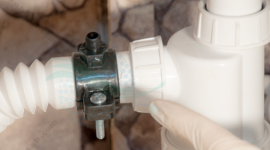 بست فاضلاب در دستگاه تصفیه آب Drain Saddle Valves For Reverse Osmosis Systems