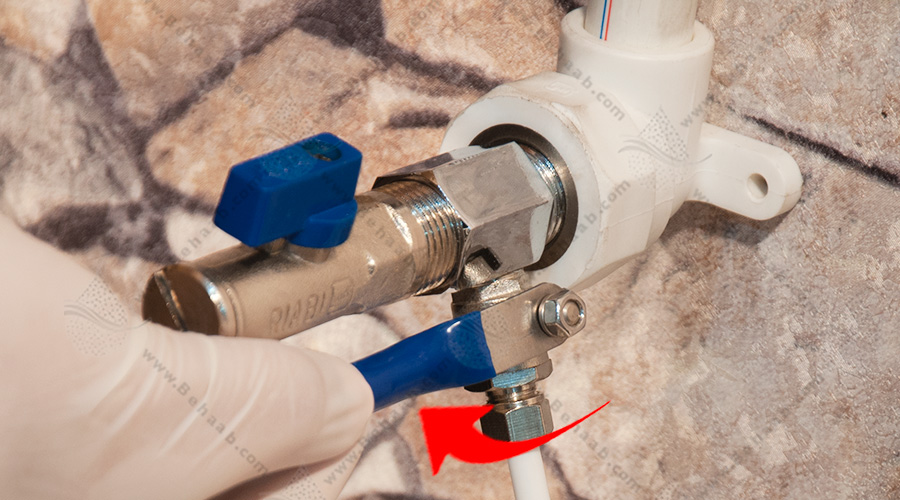 Water Purifier Inlet Valve شیر آب ورودی تصفیه آب