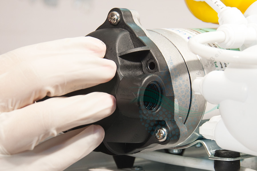 How to replace pump head of ro water purifier آموزش تصویری تعویض کلگی پمپ تصفیه آب خانگی