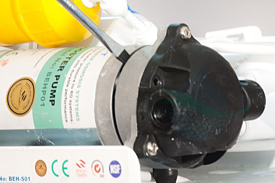 booster pump head replace روش تعویض هد پمپ تصفیه آب