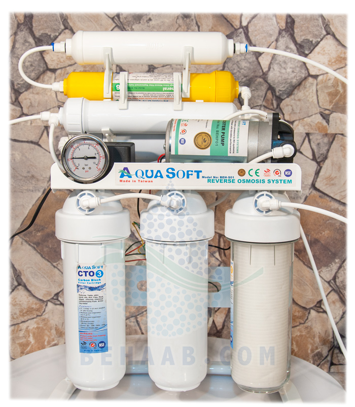 ro water purifier دستگاه تصفیه آب خانگی آکوا سافت 