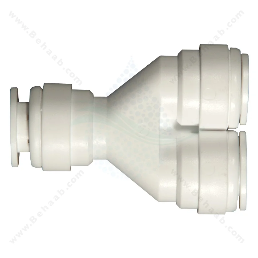 سه راه سه سر فیتینگی Y - RO Fitting Two Way Divider Semi-Industrial