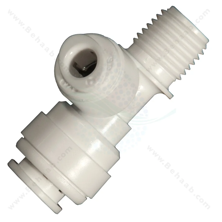 سه راه یک سر رزوه از کنار 6-6-10 - RO Fitting Male Run Tee Semi-Industrial