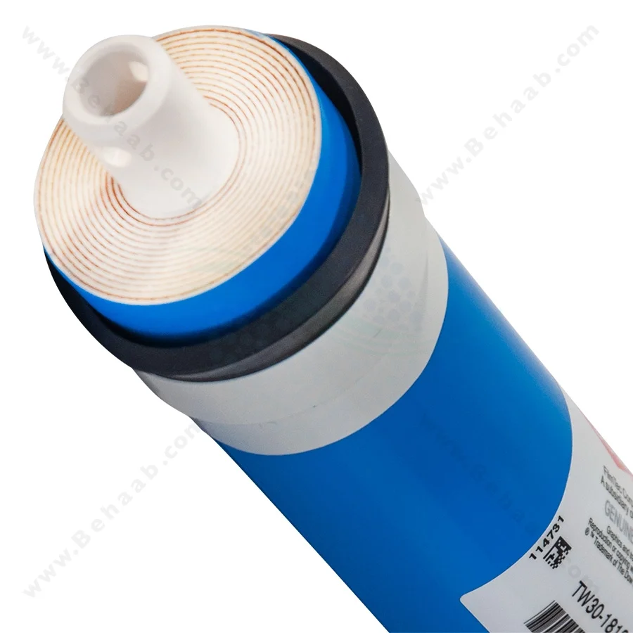 فیلتر ممبران فیلمتک 75 گالن چین - Dow Filmtec TW30-1812-75 RO Reverse Osmosis Membrane