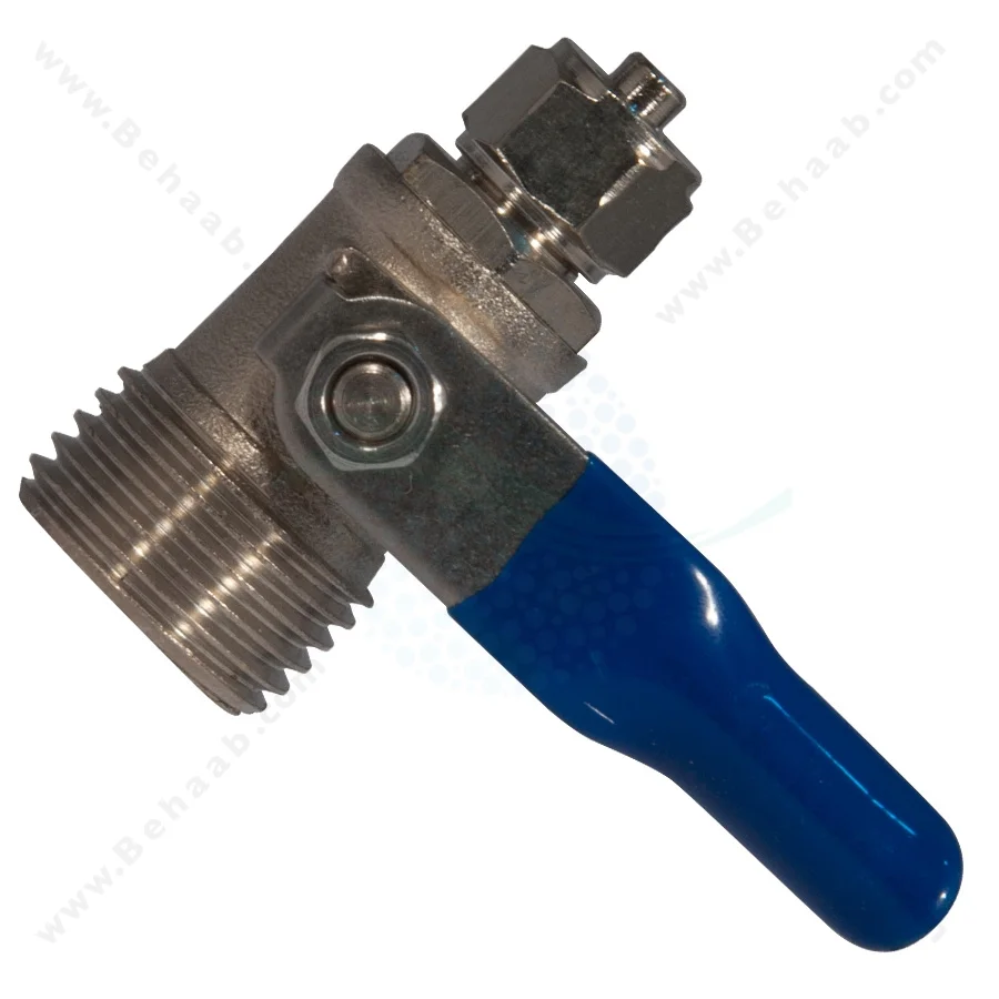شیر ورودی دستگاه تصفیه آب 1/2 به 1/4 - Water Purifier Inlet Ball Valve