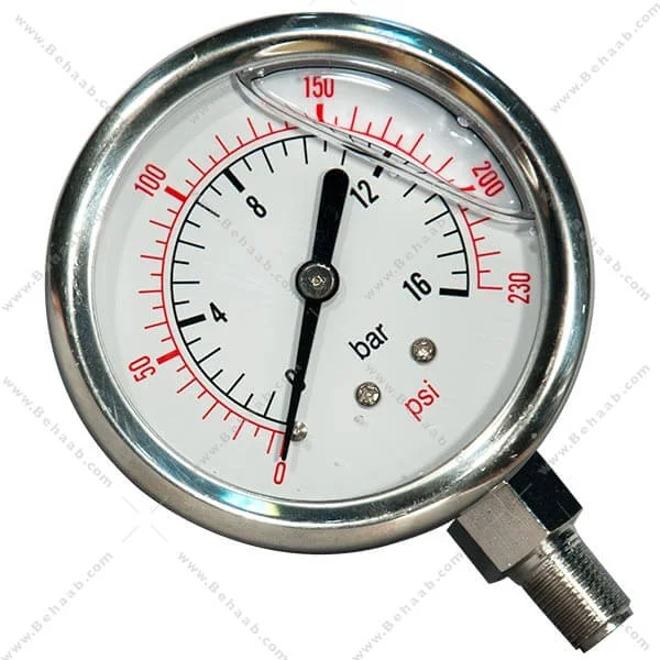 گیج فشار تصفیه آب مدل WPG-06 - Pressure Gauge