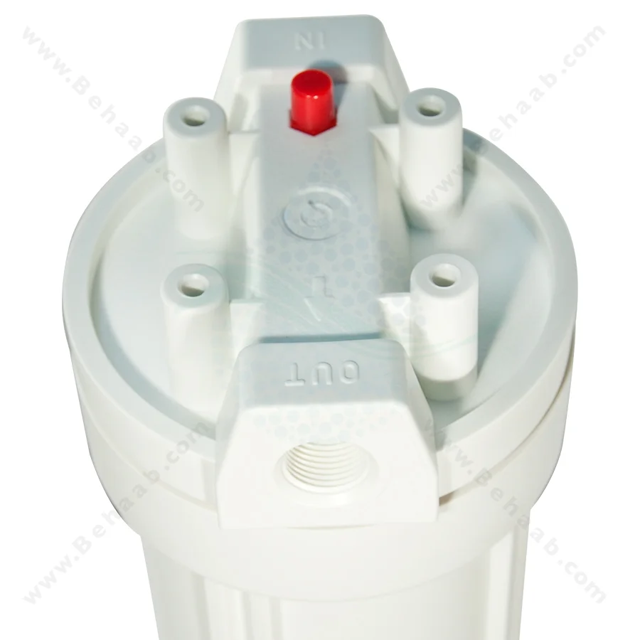 هوزینگ 20 اینچ ورودی 1/4 اینچ نیمه صنعتی تایوانی - 20 inch Water Filter Housing with 1/4 inch input
