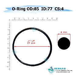 اورینگ تصفیه آب - قطر خارجی 85 ضخامت 4