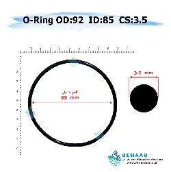 اورینگ تصفیه آب - قطر خارجی 92 ضخامت 3.5