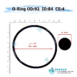 اورینگ تصفیه آب - قطر خارجی 92 ضخامت 4