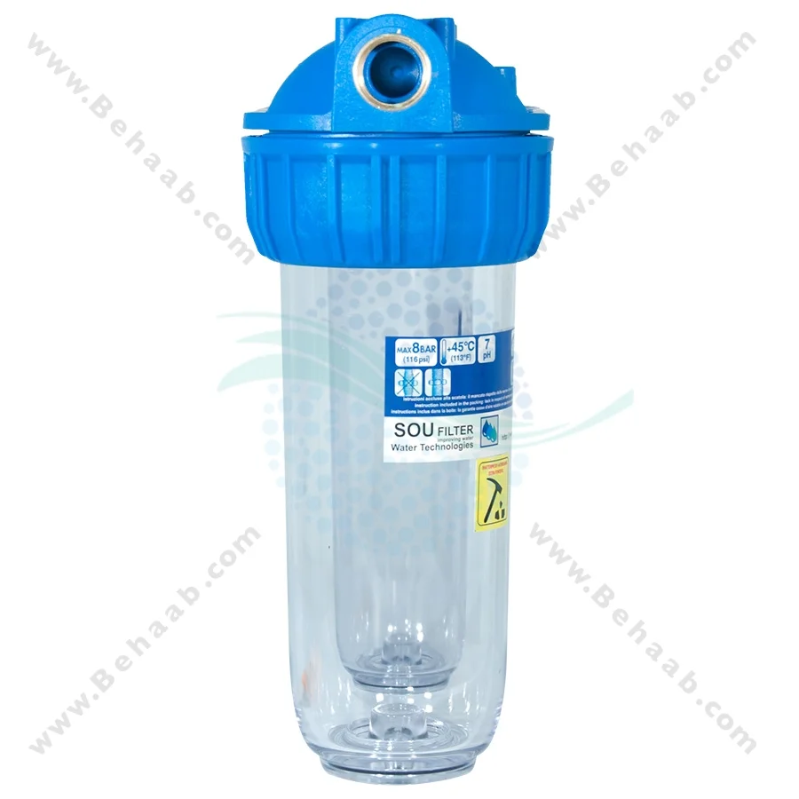 پیش تصفیه آب WHF56 توری الیاف - Whole House Water Filtration System Model WHF56 with NET - PP Water Filter