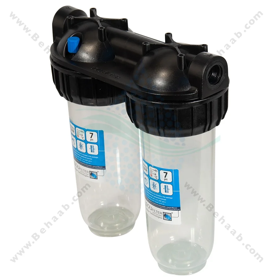 پیش تصفیه آب WHF56 توری الیاف - Whole House Water Filtration System Model WHF56 with NET - PP Water Filter
