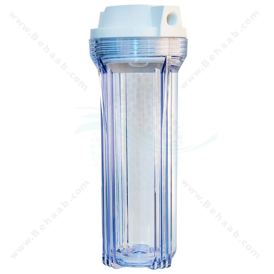 هوزینگ شفاف تصفیه آب خانگی مدلWFH_04 تایوانی - 10inch Transparent Standard Water Filter Housing Model WFH_04