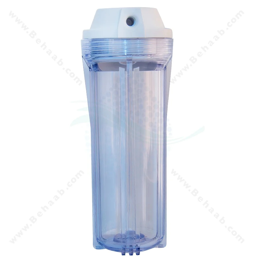 هوزینگ شفاف تصفیه آب خانگی مدلWFH_04 تایوانی - 10inch Transparent Standard Water Filter Housing Model WFH_04