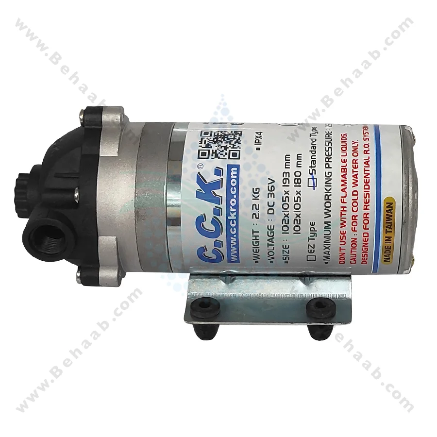 پمپ تصفیه آب نیمه صنعتی 36 ولت سی سی کا RO-200 - RO Booster Pumps CCK Model RO-200
