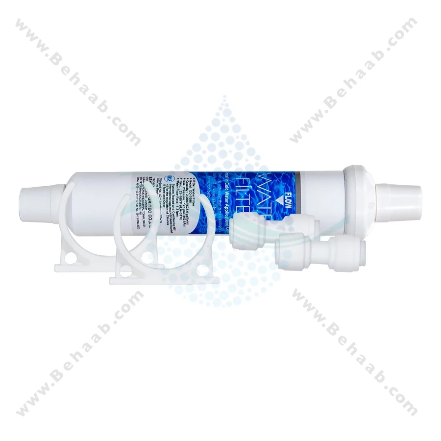 فیلتر بیرون ساید واتر فیلتر مدل DD-7098 - Inline Water Filter Kit for Refrigerators Model Water Filter DD-7098