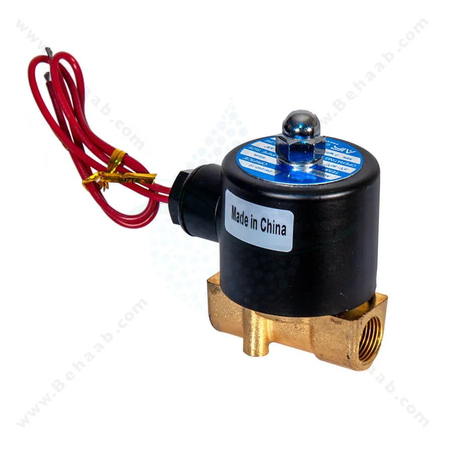 شیر برقی تصفیه آب مدل 2w-040-10 سایز 3/8 اینچ - Ro Solenoid Valve Model 2w-040-10