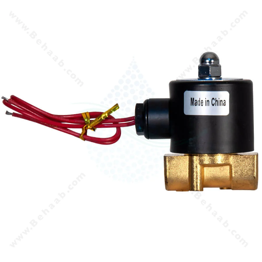 شیر برقی تصفیه آب مدل 2w-040-10 سایز 3/8 اینچ - Ro Solenoid Valve Model 2w-040-10