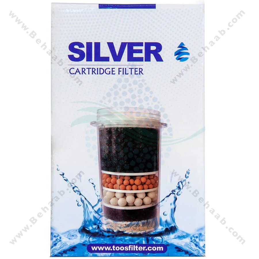 فیلتر طبقاتی تصفیه آب کلمنی گاسونیک - Gosonic Multi Stage Filter for Gravity Water Purifier System Silver