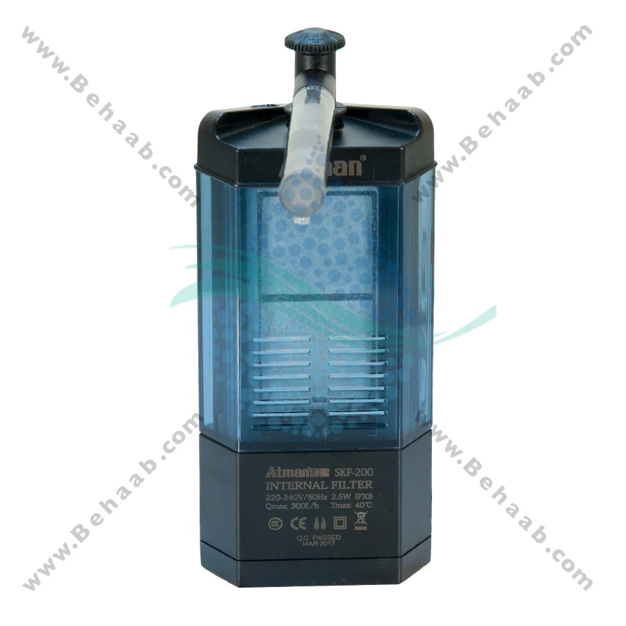 فیلتر آکواریوم آتمن مدل SKF200 - Atman SKF-200 Internal Corner Aquarium Filter