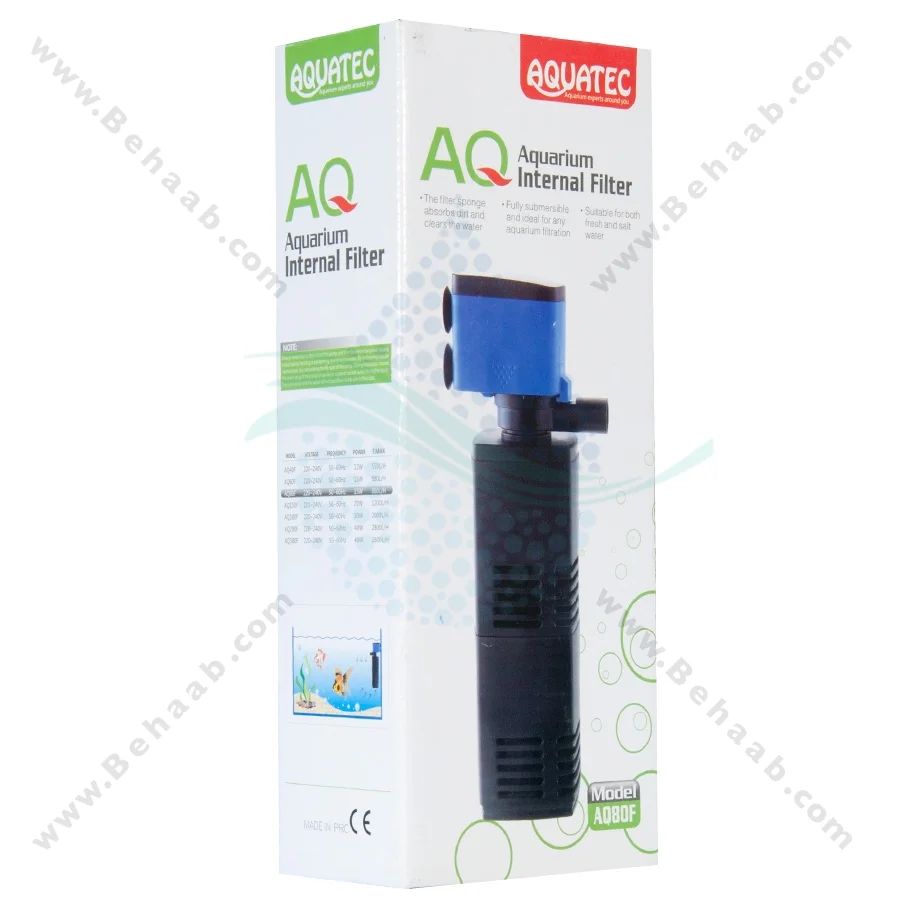 فیلتر داخلی آکواریوم آکواتک AQ80F - Aquarium Internal Filter Aquatec AQ80F