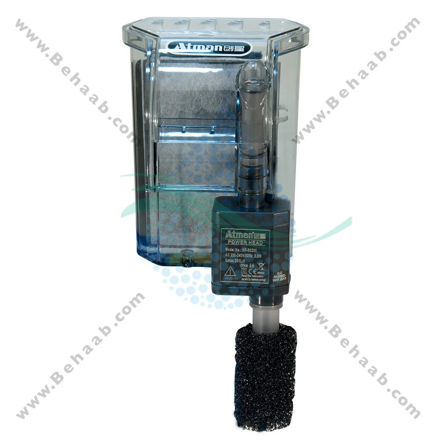 فیلتر هنگان آتمن مدل HF-B0200 - Aquarium Atman Hang-On Filter HF-B0200