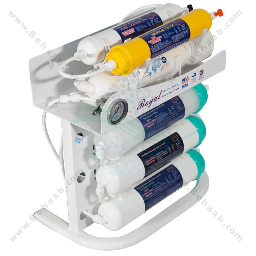دستگاه تصفیه آب رویال 6 مرحله اینلاین - Royal 6Stage RO Water Purification System