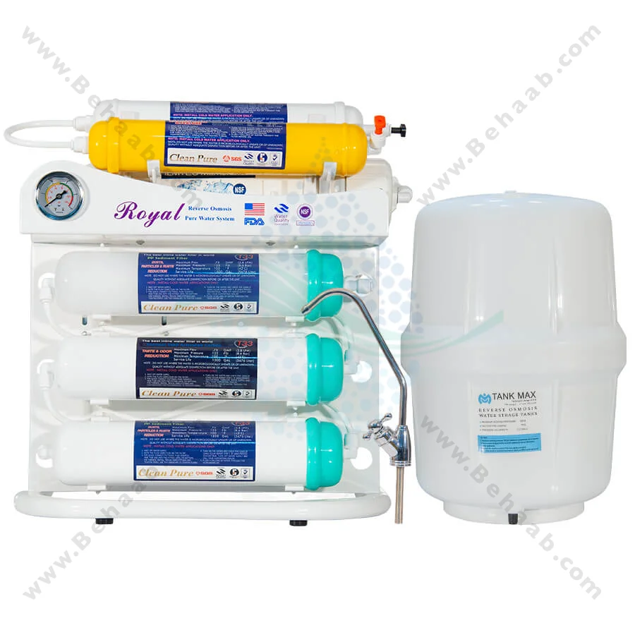 دستگاه تصفیه آب رویال 6 مرحله اینلاین - Royal 6Stage RO Water Purification System