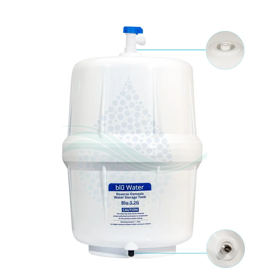 مخزن تصفیه آب 3.2 گالن بلو واتر - Reverse Osmosis Water Storage Tank 3.2 Gallon Blu Water