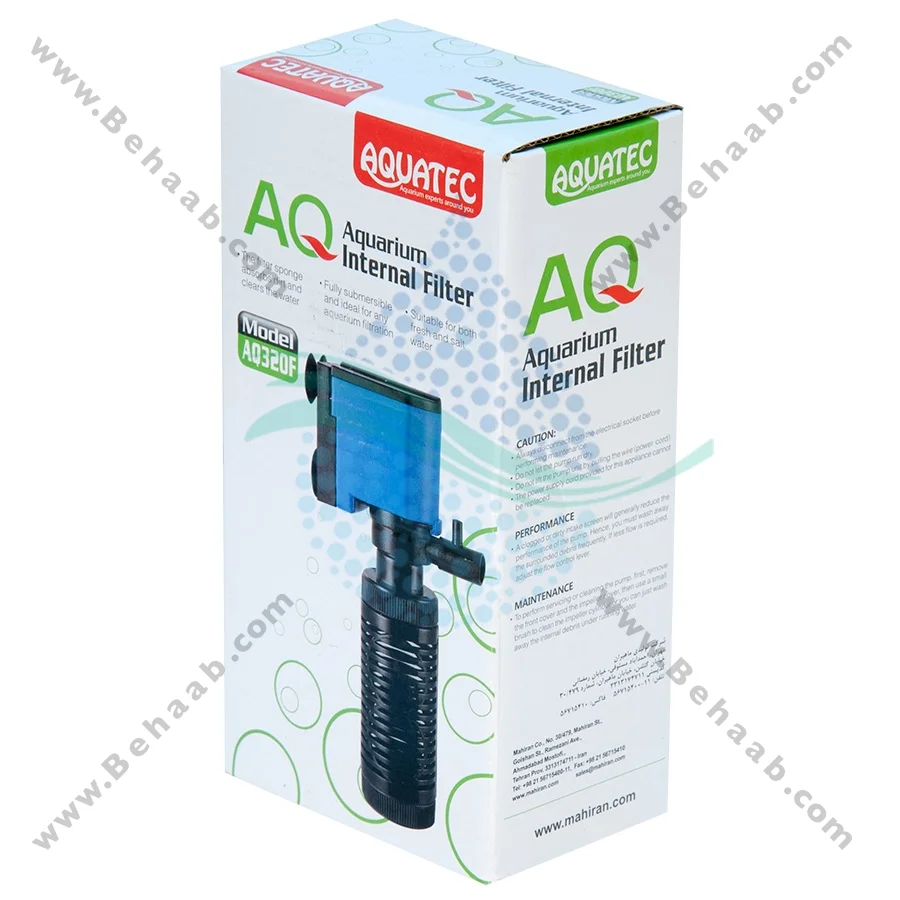 فیلتر داخلی آکواریوم آکواتک AQ320F - Aquarium Internal Filter Aquatec AQ320F