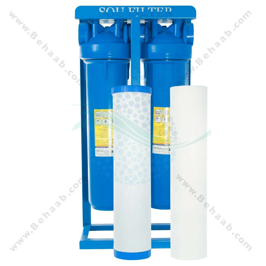 پیش تصفیه آب جامبو WHF6 الیاف کربن - Whole House Water Filtration System Model WHF6 with PP - GAC Water Filter