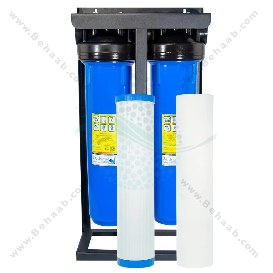 پیش تصفیه آب جامبو WHF6 الیاف کربن - Whole House Water Filtration System Model WHF6 with PP - GAC Water Filter